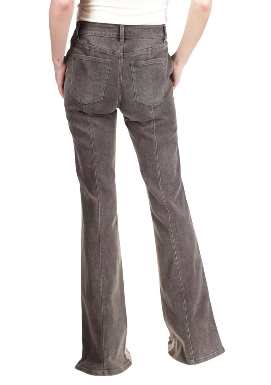NEW! MICHAEL Michael Kors Women's 14 Slit Flared-Leg Jeans NWT $155 - Picture 2 of 3